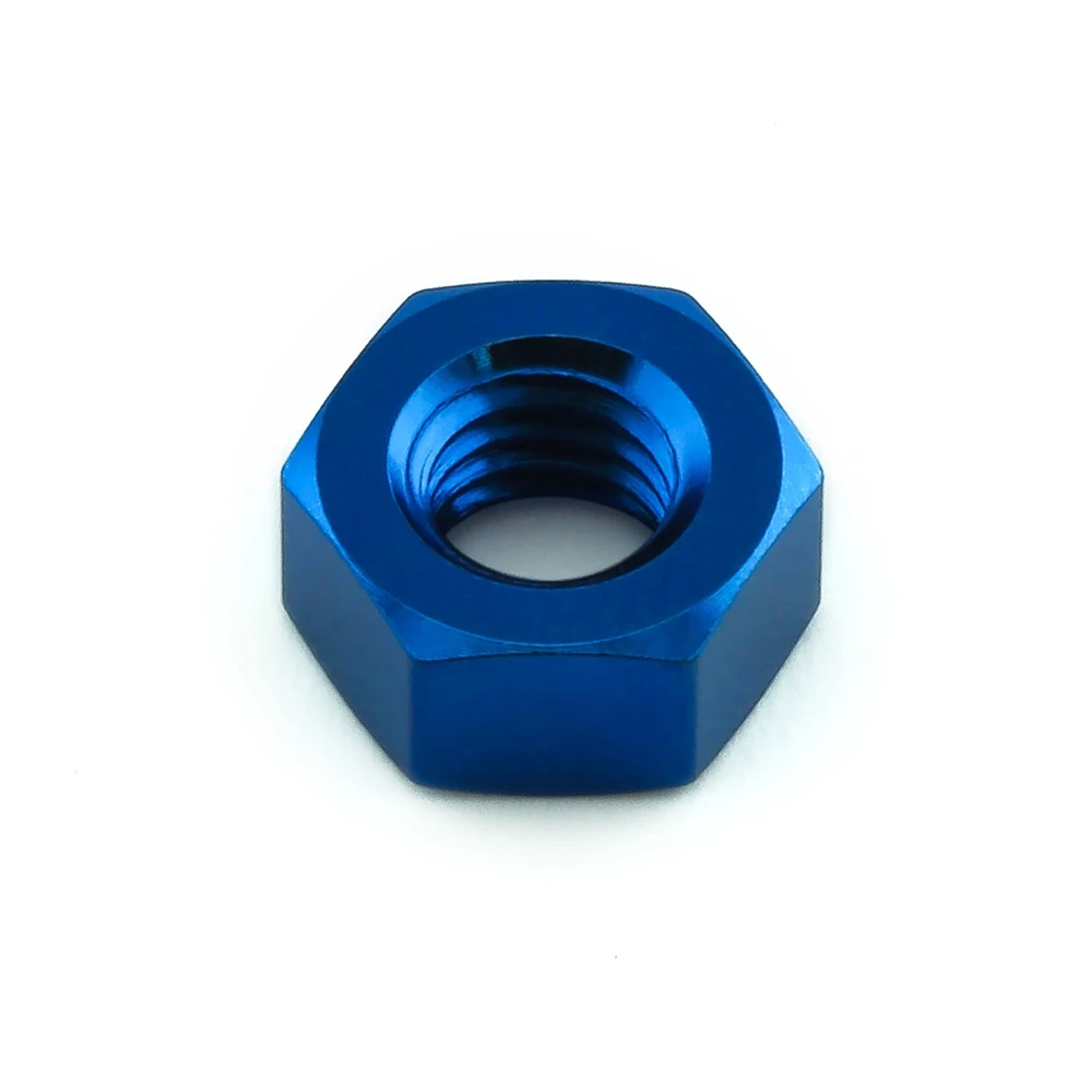 TİTANYUM SOMUN DIN:934 M6 GR5 ANDONİZE MAVİ