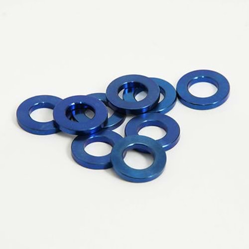 TİTANYUM PUL DIN:125 M6 GR5 ANDONİZE MAVİ